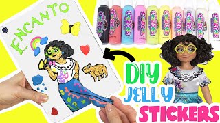 Disney Encanto Mirabel DIY Jelly Stickers Activity Kit Crafts for kids [upl. by Misa]