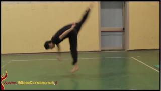 ACROBATICA  Ruota a 45 gradi Tutorial Sub ENG [upl. by Neerahs]