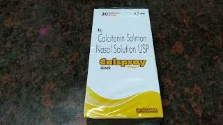 Calspary Nasal Spray  Indications Osteoporosis  How to Use calspary [upl. by Berneta583]