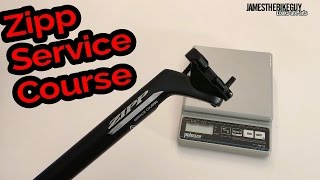 Zipp Service Course Seatpost Actual Weight and Close Look [upl. by Einhorn948]