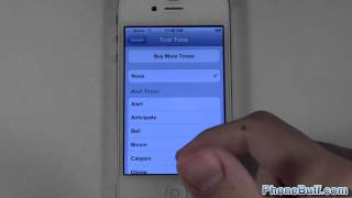 How To Get The iPhone To Vibrate For Text Messages [upl. by Cassil996]