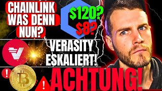 ⚠️VERASITY LÄSST GESICHTER SCHMELZEN CHAINLINK WAS DENN JETZT Bitcoin VORSICHT [upl. by Lodi673]