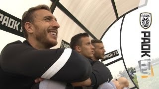 Τελειώματα σκοπιές και μασάζ  PAOK TV [upl. by Jeniffer]