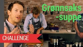 Grønnsakssuppe challenge  Posesuppe vs hjemmelaget suppe [upl. by D'Arcy]