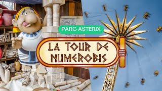 Parc Astérix  La Tour de Numérobis nouveauté 2024 [upl. by Idnahr697]