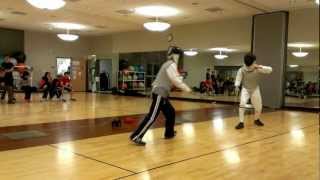 Beginners Fencing Tournament Part 1 [upl. by Mozza]