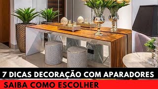 7 Dicas de Decorações com Aparadores nas Salas  Saiba Como Escolher [upl. by Ibbor]