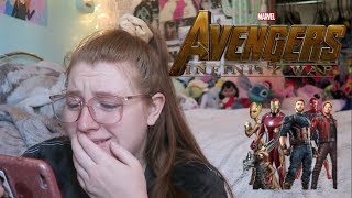 Infinity War Trailer Reaction  SHE CRIES IN THIS [upl. by Gross]