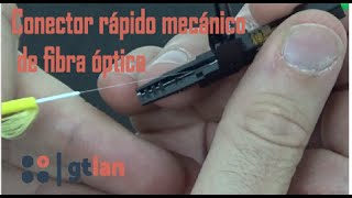 Conector rápido de fibra óptica ¡Sin herramienta de unión  Gtlan [upl. by Season]