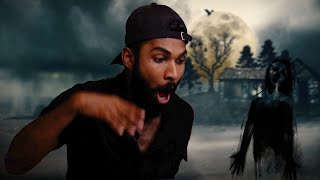 මෙව්වනේ යකෝ හොල්මන්  GHOST SCARY Video REACTION [upl. by Htrap]