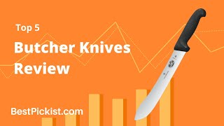 Top 5 Butcher Knives  Best Butcher Knives [upl. by Lorn]