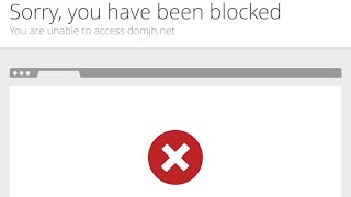 How To Fix Sorry You Have Been Blocked Error For Any Website [upl. by Gaidano]