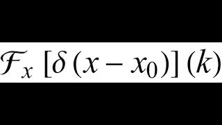 Fourier transform of delta and Heaviside function [upl. by Nailimixam]