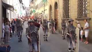 Arezzo Italy The Day of the Giostra del Saracino [upl. by Hctim]