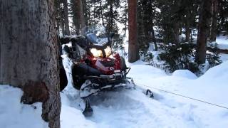 2010 skidoo expedition 1200 warn winch [upl. by Anirdna]