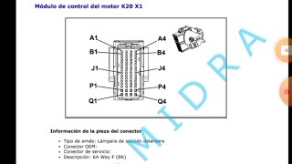 diagrama electrico arnés de computadora o pin out para aveo NG motor 15 modelo 20182023 [upl. by Hardman]