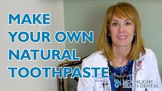 How To Make Your Own Natural Toothpaste [upl. by Euqnimod669]