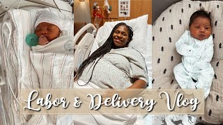 LABOR amp DELIVERY VLOG  Induced At 37 Weeks  The Young Life [upl. by Lladnarc428]