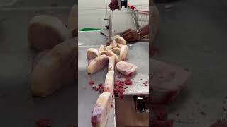 Beef feet cutting skills amazing cuttingmachine beeffeet shotrs [upl. by Aynotel]