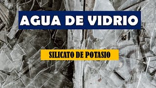 AGUA DE VIDRIO  SILICATO DE POSTASIO  PROCESO COMPLETO  CENIZA [upl. by Ennirok]