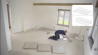 Instalare parchet laminat QuickStep Arte [upl. by Elumas]