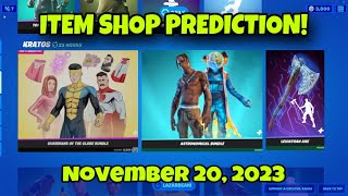 November 20 2023 Fortnite Item Shop CONFIRMED [upl. by Acimaj718]