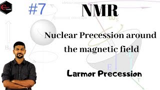 NMR SPECTROSCOPY 07  PRECESSION OF NUCLEUS  LARMOR FREQUENCY [upl. by Oakes69]