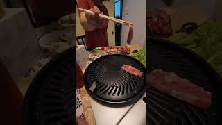 Let’s eat bbq at home yakiniku asmr iwatani asmrfood [upl. by Wina]