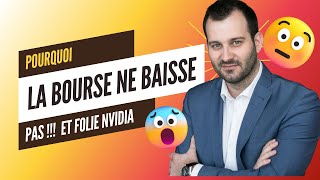 Pourquoi cette foutue Bourse ne baisse pas  folie Nvidia et Actions PEA [upl. by Attenaz]