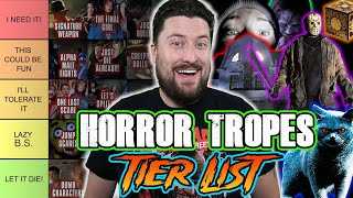 Ranking Horror Movie Tropes  Tier List [upl. by Abram]