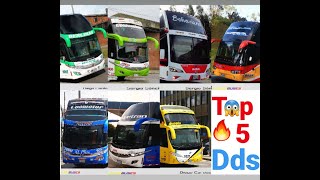 😱 El TOP 5 🖐🏻 🚍Empresas con más BUSES de DOS PISOS en COLOMBIA 🔥 [upl. by Allemaj]