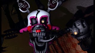 FNaF Nightmare Mangle Jumpscare animated [upl. by Eintrok]