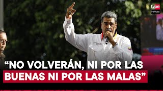 Venezuela Nicolás Maduro advierte que no dejará el poder [upl. by Hey]