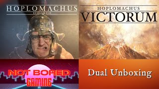 Exclusive First Look  Hoplomachus Remastered Unboxing plus Hoplomachus Victorum  Not Bored Gaming [upl. by Nosac]