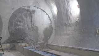 Crossrail Tunnelling TBM Elizabeth breaks through into Stepney Green cavern [upl. by Mathia306]