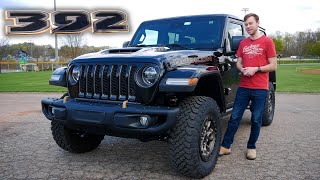 Review 2021 Jeep Wrangler 392 V8  Hilarious Fun [upl. by Brandt]