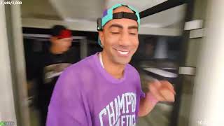 Fousey LA Alex Wassabi amp More Fun  Day 5 Kick Subathon 81423 VOD part4 [upl. by Arrais]