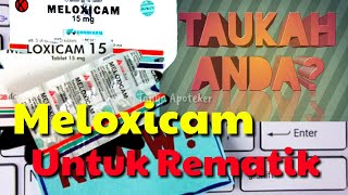 Obat Untuk Rematik  Meloxicam   Obat  Obatan Part 31 [upl. by Koziarz439]