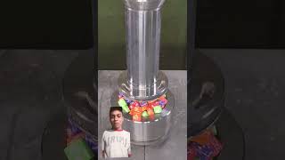 Compilation of best candy crush es with hydraulic presshydraulicpress short videos [upl. by Wedurn]