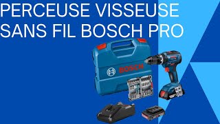 la perceusevisseuse à percussion sansfil GSB 18V55 bosch professional robuste et performante [upl. by Leeda949]