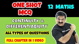 Continuity amp Differentiability MCQs of NCERT Class 12 Maths Chapter 5  One shot MCQ Class 12 Maths [upl. by Hakceber]