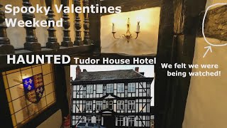 HAUNTED Tudor House Hotel Tewkesbury Valentines Weekend  Vanlife UK [upl. by Angelle15]