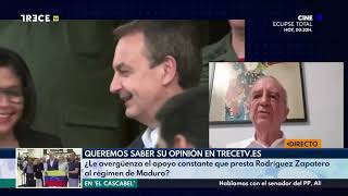 quotExPresidente ZAPATERO ES UN CÁNCER PARA VENEZUELA” ESTÁ BLANQUEANDO LA DICTADURA DE MADURO [upl. by Ahsimaj665]