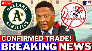 NOW YANKEES MAKING A HUGE TRADE ATHLETICS STAR CONFIRMED NEW YORK YANKEES NEWS [upl. by Ynahpit]