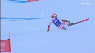 Petra VLHOVA  Jasna SVK  2024  DNF  Giant Slalom Run 1 [upl. by Akalam]