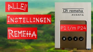 ALLE Instellingen van een Remeha CV Ketel Perfect instellen [upl. by Enaerb]