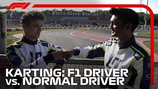 Karting Challenge F1 Driver vs Normal Driver [upl. by Hilaria]