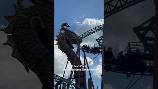 Cobra’s Curse  cobra curse busch garden tampa bay florida usa rollercoaster ride fun [upl. by Aicertap]