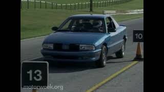 Motorweek 1992 Oldsmobile Achieva SCX Road Test [upl. by Allekim]