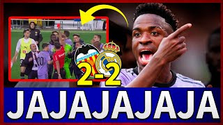 ¡¡HAY LIGA🤯¡EL REAL MADRID RECIBE DE SU PROPIA MEDICINA Y EMPATA 22 CONTRA EL VALENCIA🤣🥵 [upl. by Acirt109]